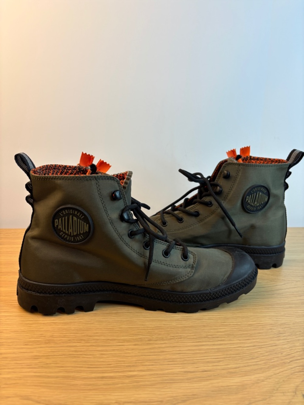 Palladium Pampa Unlocked in the "Olive Night" colorway Men’s 10 Woman’s 11.5 - Picture 10 of 12